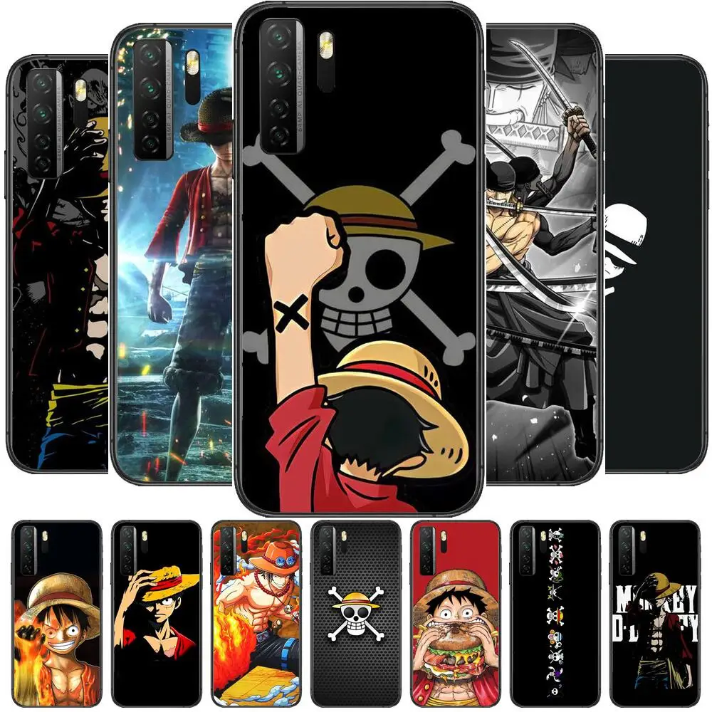 

HD Anime Pirate O-One Piece Black Soft Cover The Pooh For Huawei Nova 8 7 6 SE 5T 7i 5i 5Z 5 4 4E 3 3i 3E 2i Pro Phone Case case