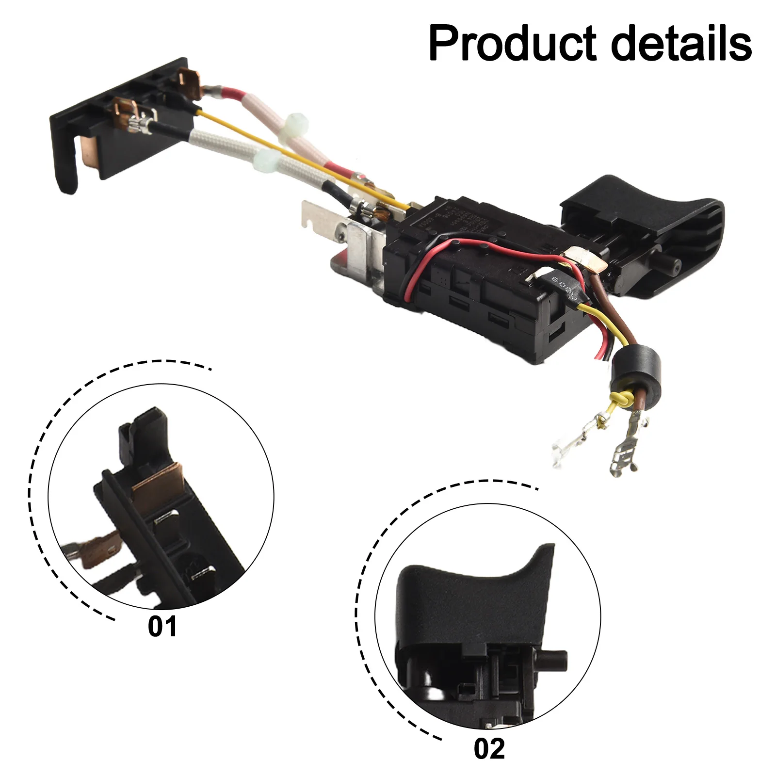 Триггерный переключатель дрели 20 В для N19341 N 360140 DCF880 DCF880M2 DCF885M2 DCF885C2 DCF885 327906 8609998