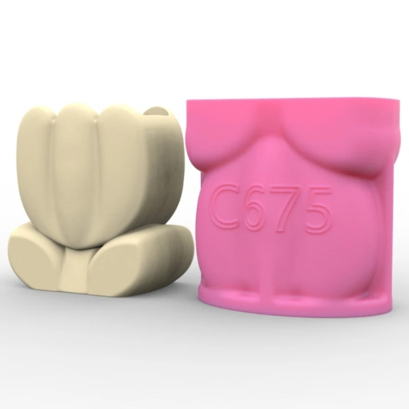 Креативная форма для тюльпанов сочные цветочные горшки держатель ручек