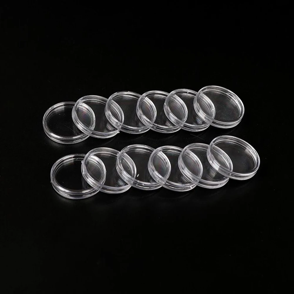 

Home Storage Organizer Coin Capsules Coin Cases 100pcs Coin Collection Coin Storage Box Coin Capsules Display Holder