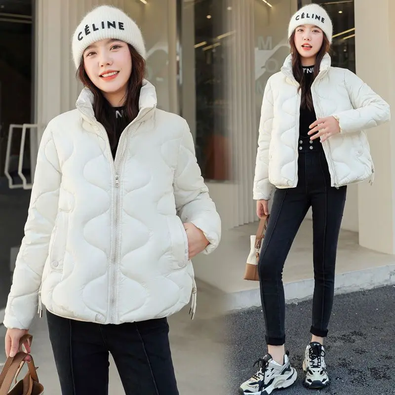 Winter Women's Cold Coat Parkas Super Hot Coats Down Cotton Jacket Loose Shiny Cheap Wholesale Women's Clothing New