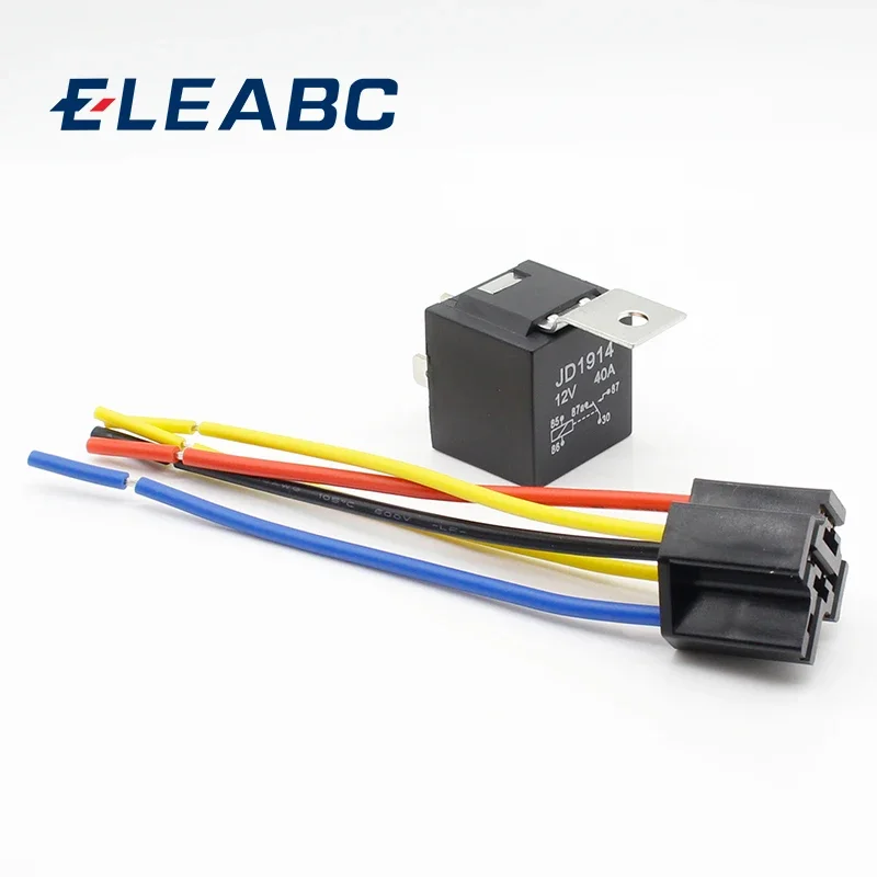 

Водонепроницаемое автомобильное реле ELEABC 12В 40А 5 контактов