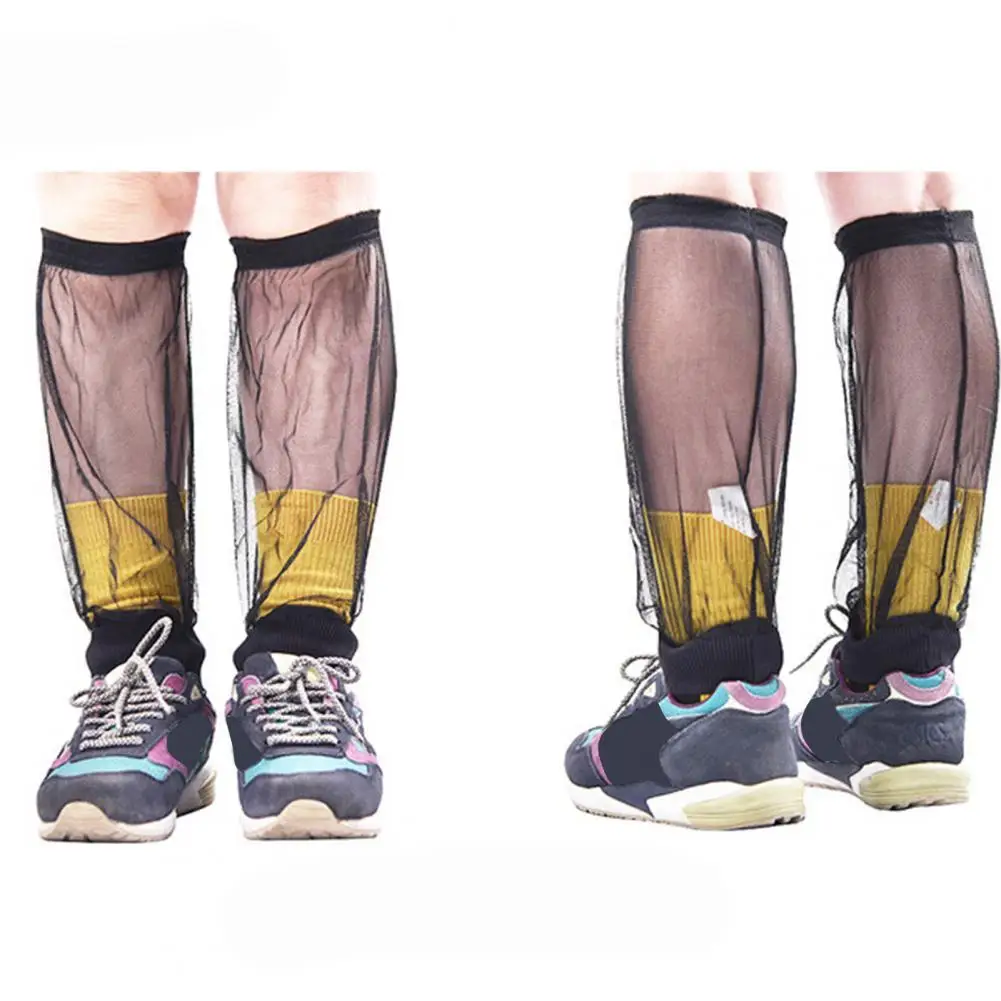 

Useful Leg Gaiters Practical Soft Foot Cover Breathable Mesh Leg Gaiters for Fishing Leg Gaiters