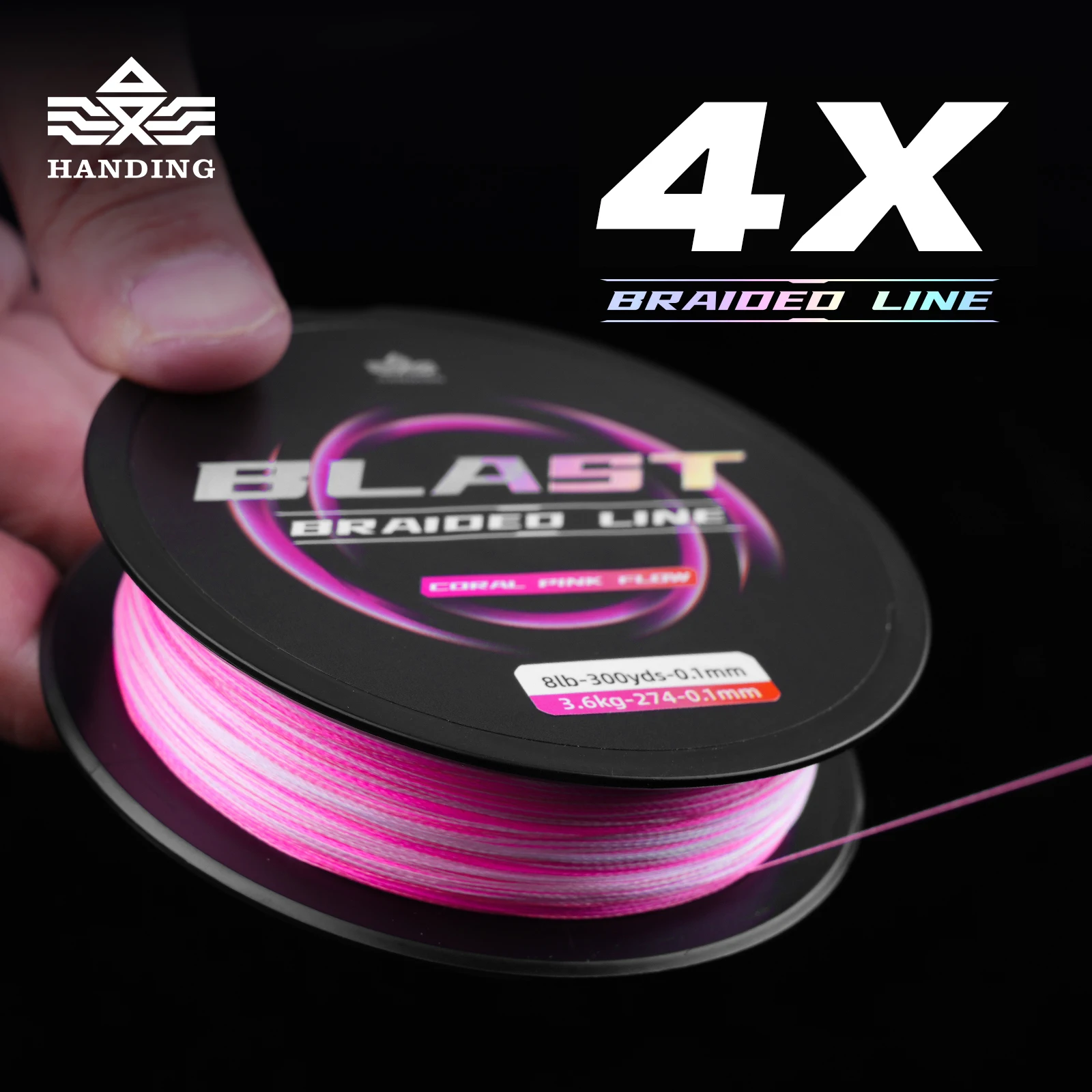 Леска рыболовная из ПЭ 8-60 анг. Фунт. ультраплотная и тонкая 0 01 мм