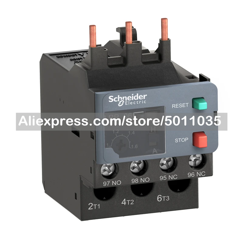 LRR06N Schneider Electric EasyPact TVR thermal overload relay, setting current 1-1.6A; LRR06N