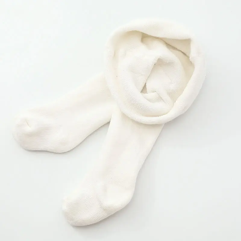 Осенние женские колготки плюс бархатные теплые детские однотонные леггинсы