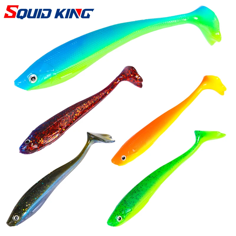 

FSDZSO Soft Fishing Lure 100mm 120mm Silicone Worms Bait Artificial Rubber Baits Bass Pike Minnow Wobblers Swimbaits