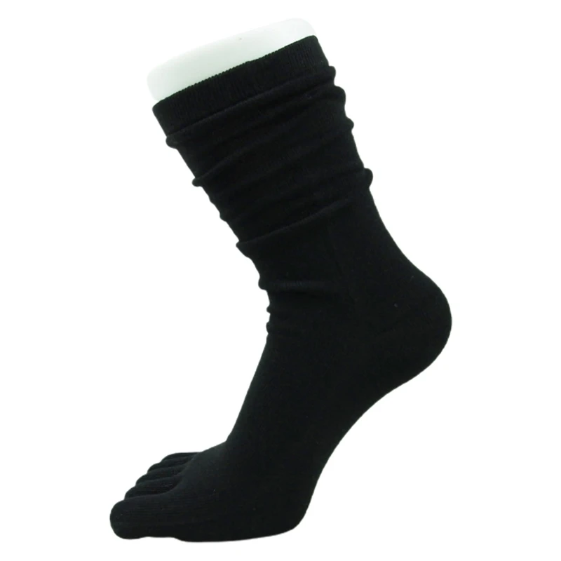 

Женские весенне-осенние длинные носки-трубки с пятью пальцами, простые однотонные мягкие Повседневные Дышащие носки с раздельными пальцами для йоги, хлопковые чулки 066C