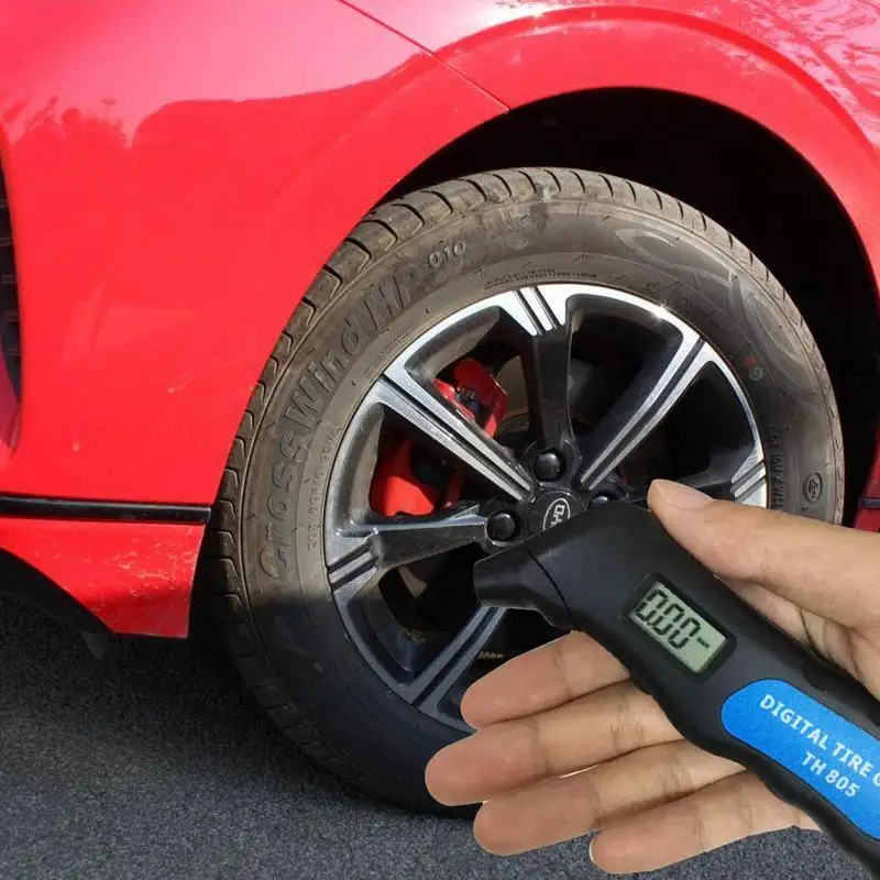

Digital Tire Pressure Gauge For Car Tire Meter Thickness Gauges Automobile Tire Wear Detection Measuring Tools Depth Caliper