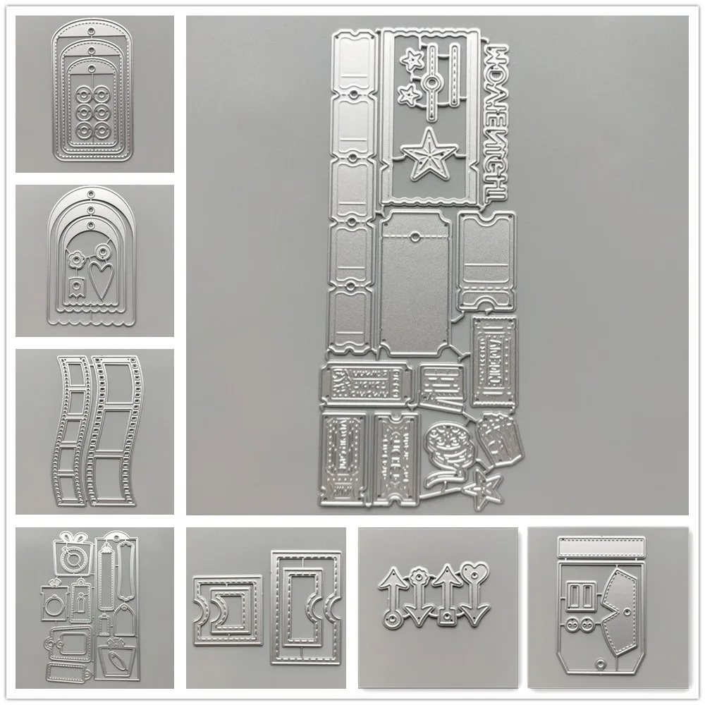 (19 видов стилей) новая этикетка металлические режущие штампы - Цена: 380.09