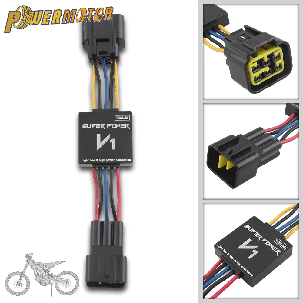 

For Surron Light Bee X Ebike Motorcycle Controller Communication Power Booster Dirtbike Enduro Motocross Modified Parts Dropship