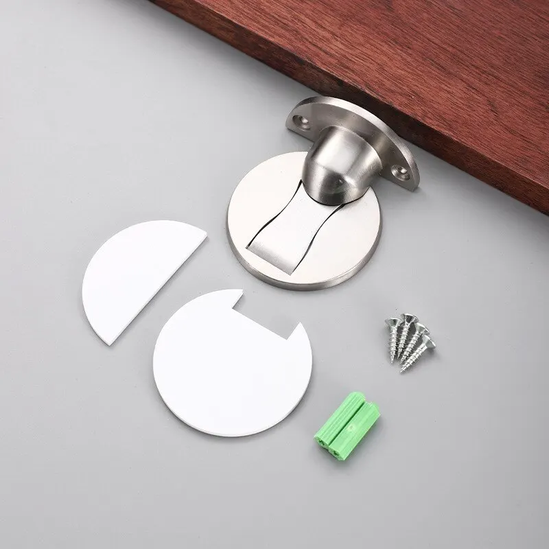 Магнитный дверной ограничитель из нержавеющей стали: механический