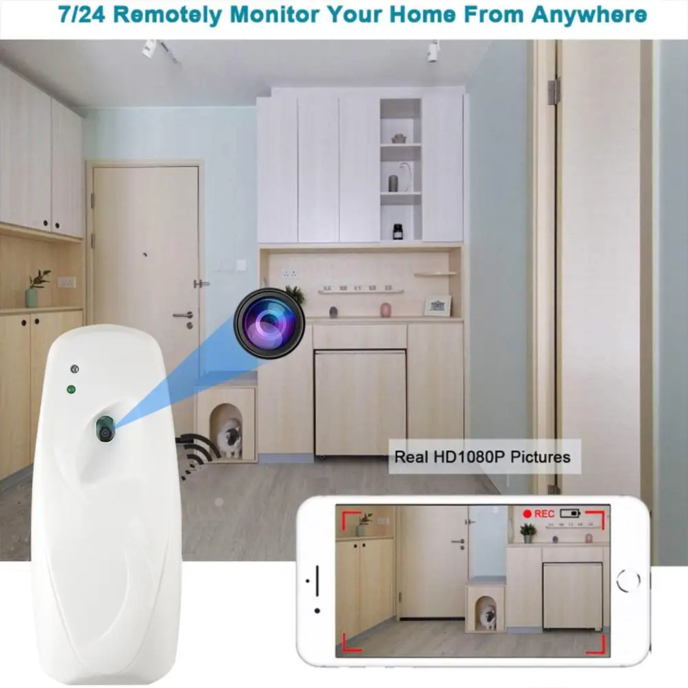 Ip Camera With Night Vision Wifi P2p Dvr Cam Humidifier Surv