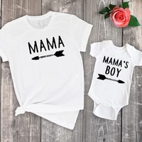 mommy and me matching set family matching clothes 2022 fashion mother and son matching tshirt big sister mamas boy tops