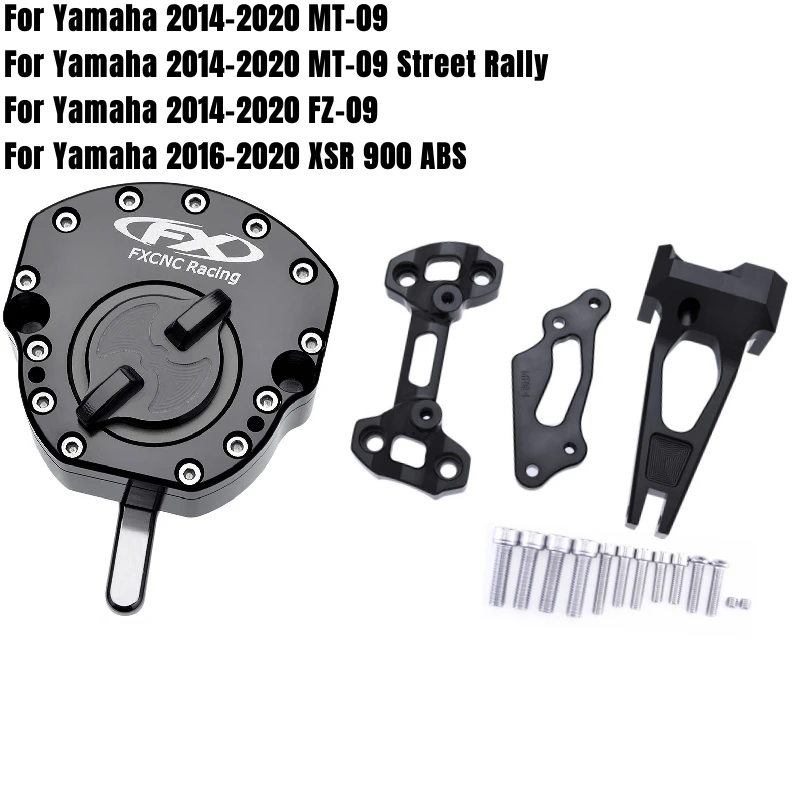 MT-09 MT09 2014-2020 Motorcycles Steering Stabilize Damper Bracket Mount Kit For Yamaha MT 09 FZ09 XSR900 XSR 900 ABS FZ-09