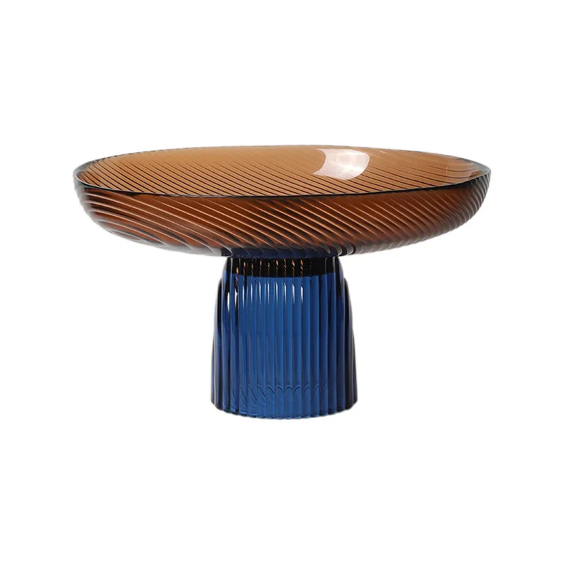 Тарелка для фруктов из хрустального стекла