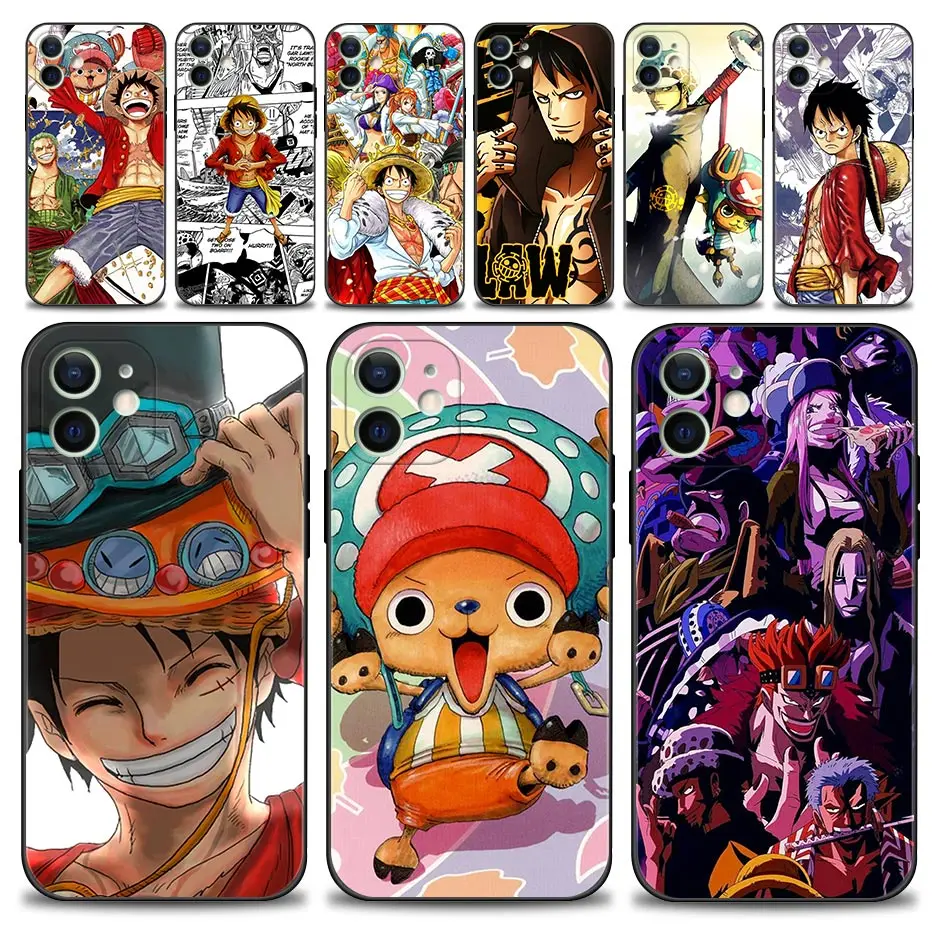 

One Piece Luffy Nami Zoro Tony Chopper Comics Case For Apple iPhone 13 12 11 Pro Max Mini XS Max XR X 7 8 6 6S Plus 5 5S SE 2020