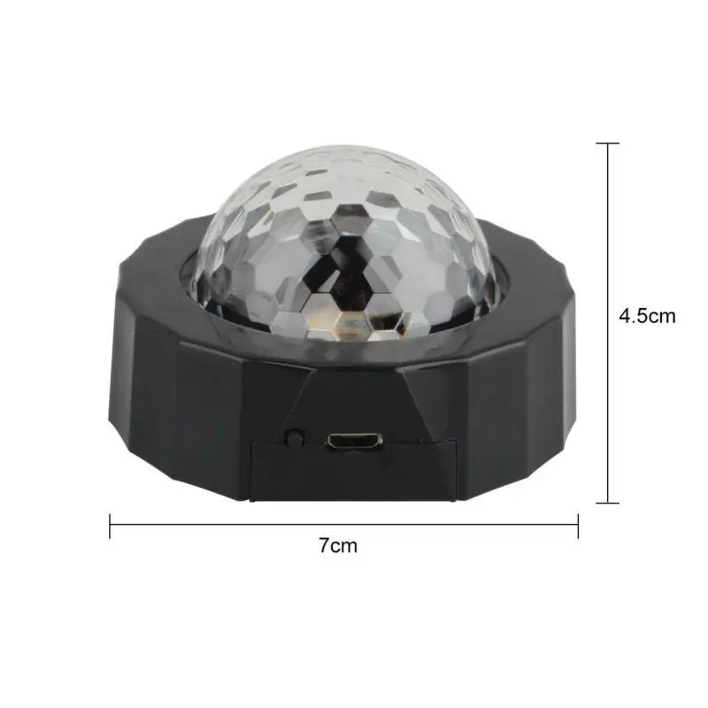 Дискошар перезаряжаемый беспроводной магнит с голосовым управлением суперяркий