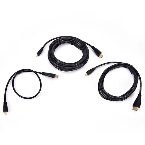 

Кабель Micro HDMI-HDMI папа 1080P HD AV преобразователь зарядный черный кабель Шнур 0,5 м/1,5 м/3 м