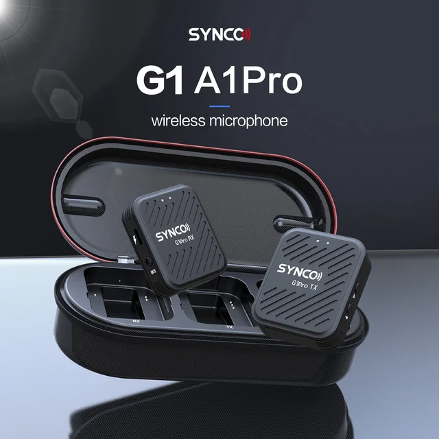 

Профессиональный микрофон SYNCO G1A1 A2pro, домашний студийный петличный микрофон для видеосъемки, iPhone, Android, беспроводной микрофон