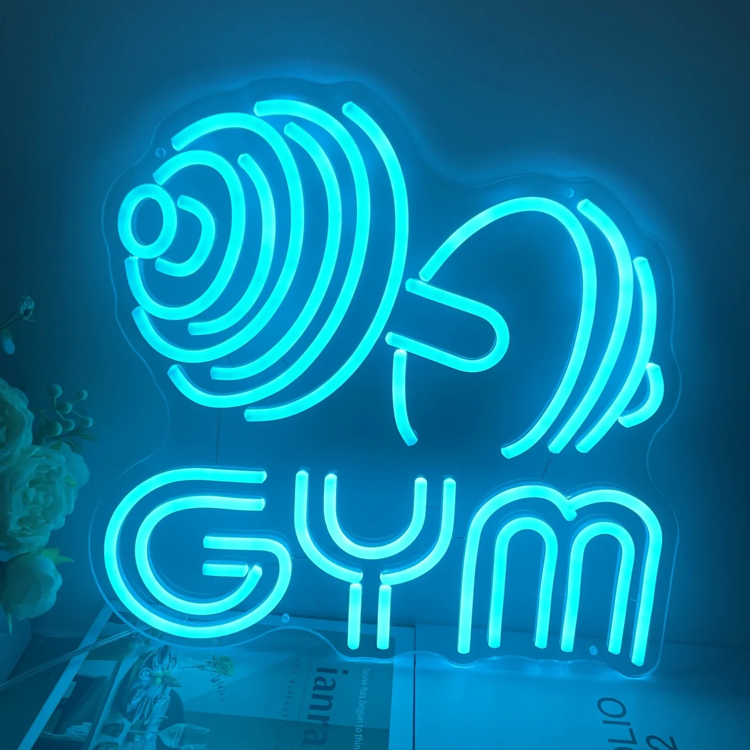 Неоновая вывеска Настенный декор для домашней комнаты тренажерного зала
