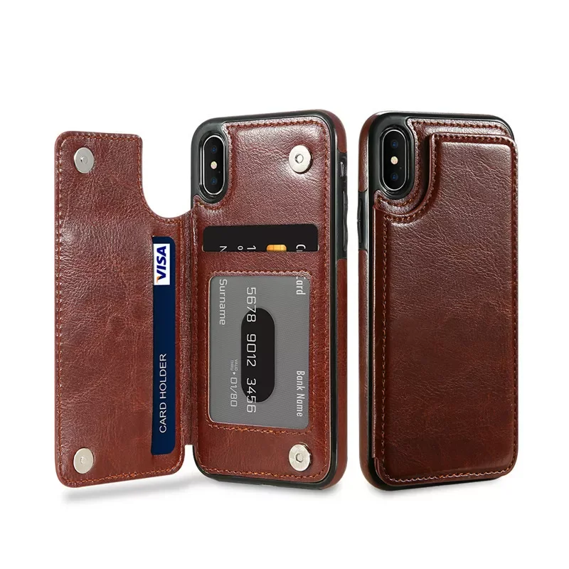 

Luxury Leather Case For Multi-Use Electroplated Silicone Phone Case