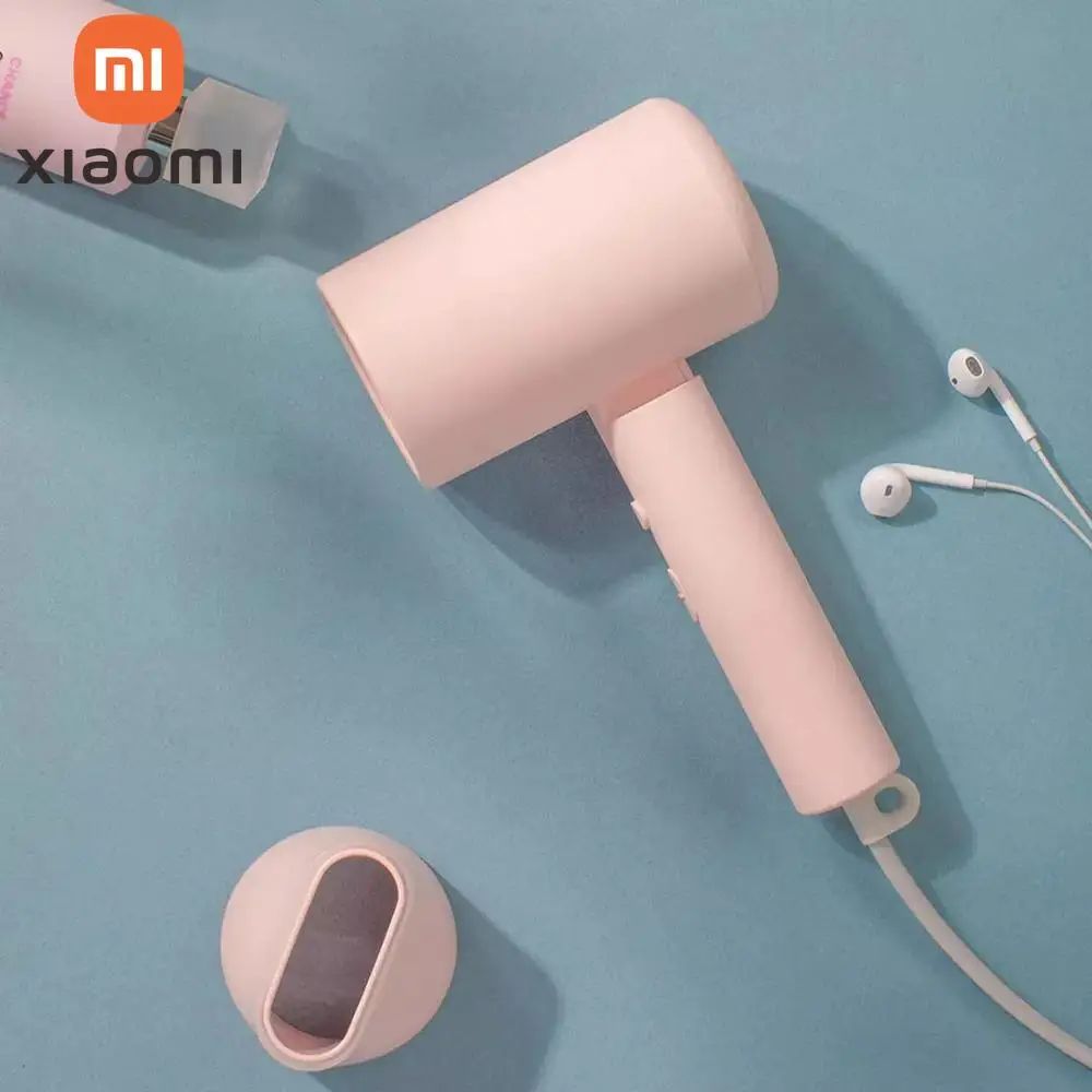

Новый портативный Анионный фен MIJIA H100 1600 Вт Nanoe, профессиональный Быстросохнущий фен для волос с водяными ионами, дорожный складной фен