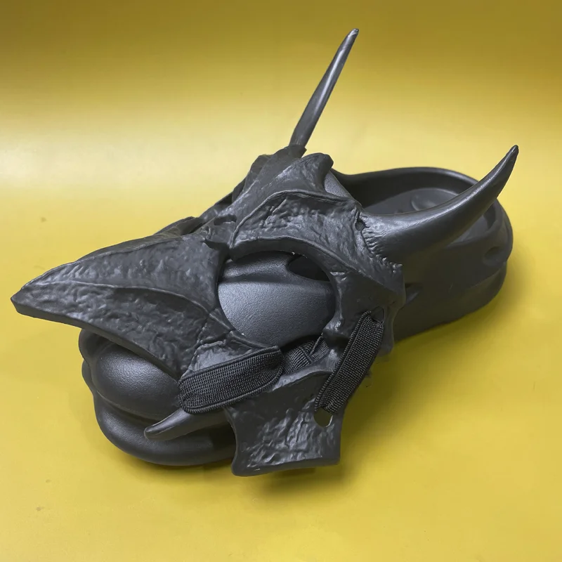 Сандалии Yaksha мужские с дырками босоножки на толстой подошве уличные тапочки в