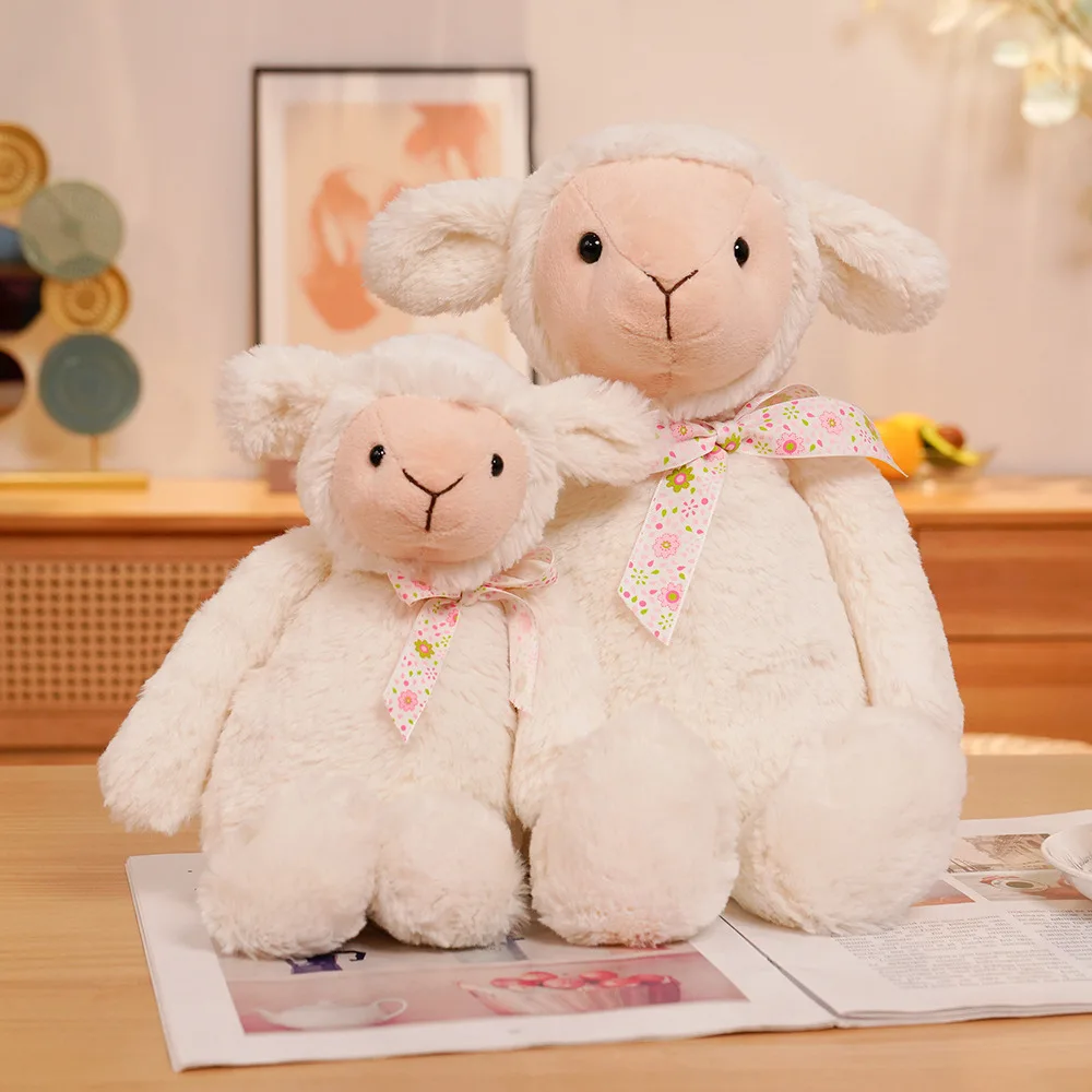 

Kawaii Soft Lamb Cuddly Plushies Toys Stuffed Animals Cute Sheep Pillow Baby Newborn Appease Doll Kids Girl Birthday Xmas Gift