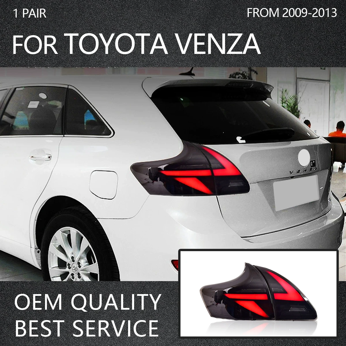 Автомобильные задние фонари YOFER для Toyota Venza 2009-2013 светодиодный автомобильные