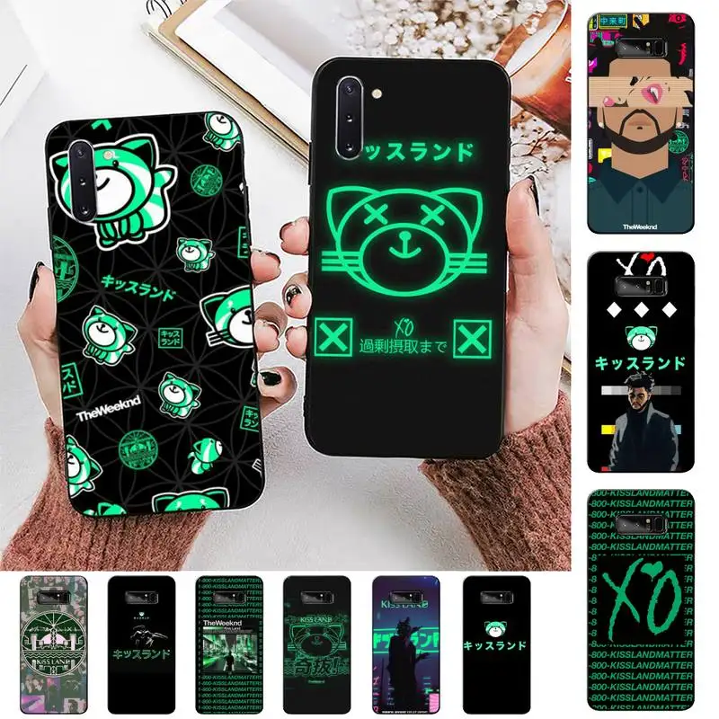 

The weeknd Kiss Land Phone Case for Samsung Note 5 7 8 9 10 20 pro plus lite ultra A21 12 72