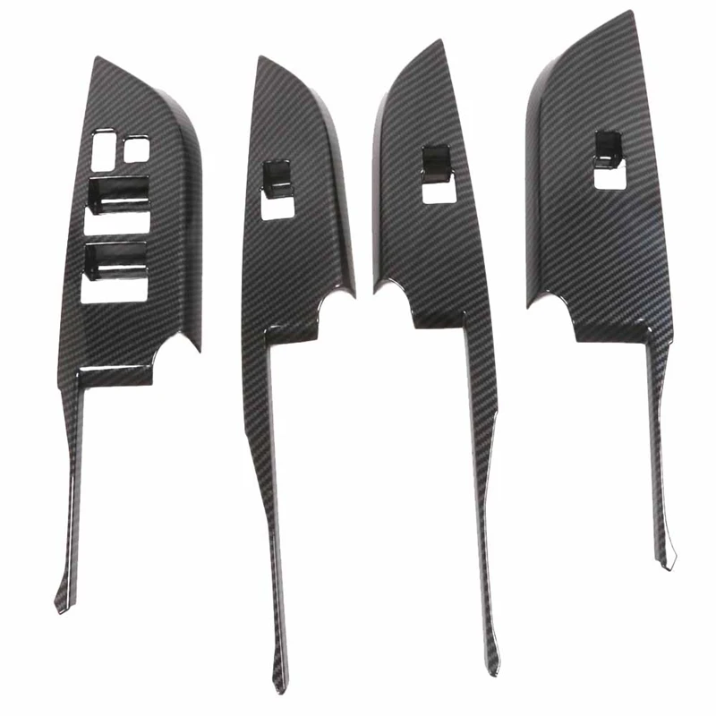 

Панель переключателя из углеродного волокна для дверей и окон автомобиля, подходит для MITSUBISHI Xpander 2022-2023 гг.