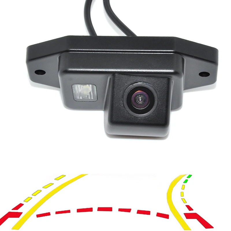 

Intelligent Dynamic Trajectory Tracks Rear View Reversing Backup Camera For Toyota Prado Land Cruiser 120 Parking Assistance