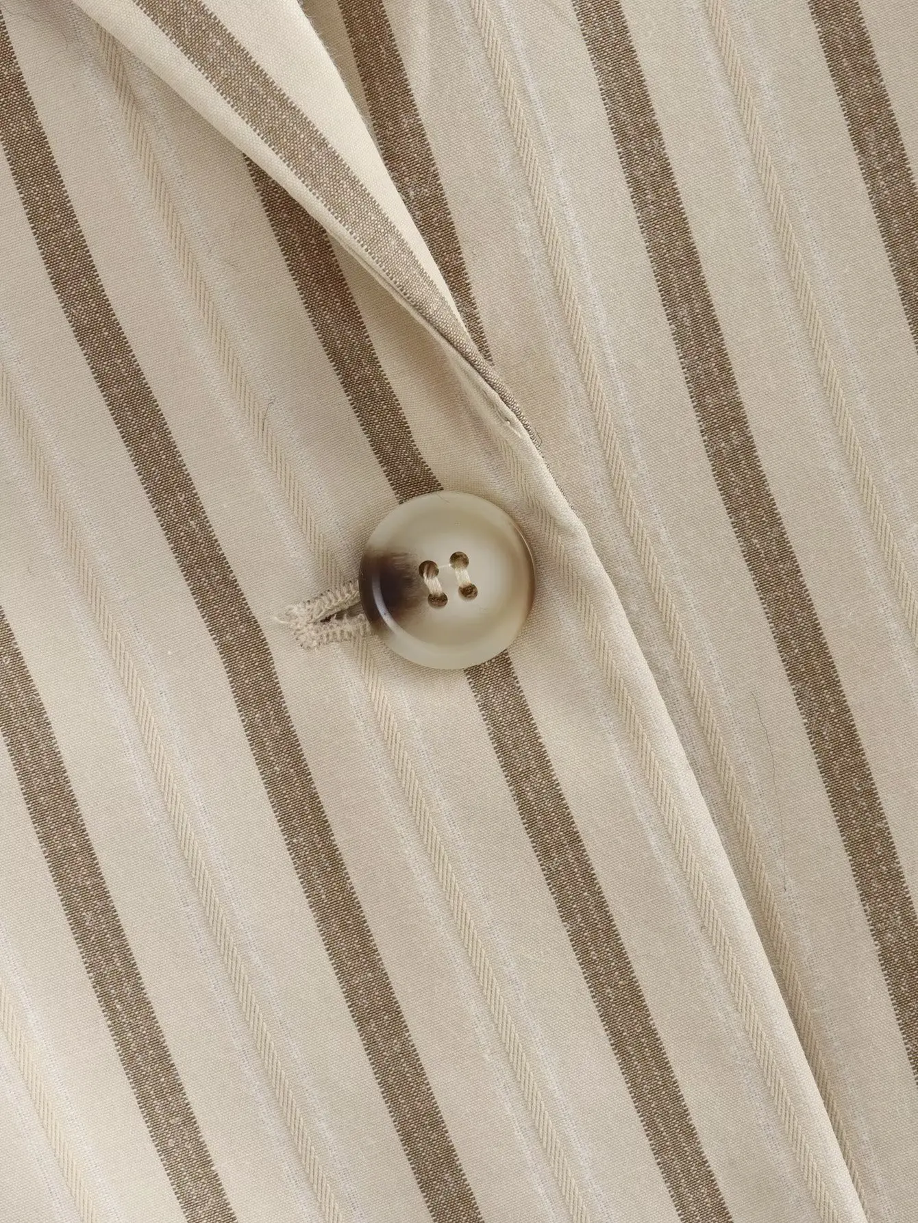 Jenny&Dave 2023 Ins Blogger Striped Casual Suit Jacket New Fashion Ladies Retro Beige Blazers