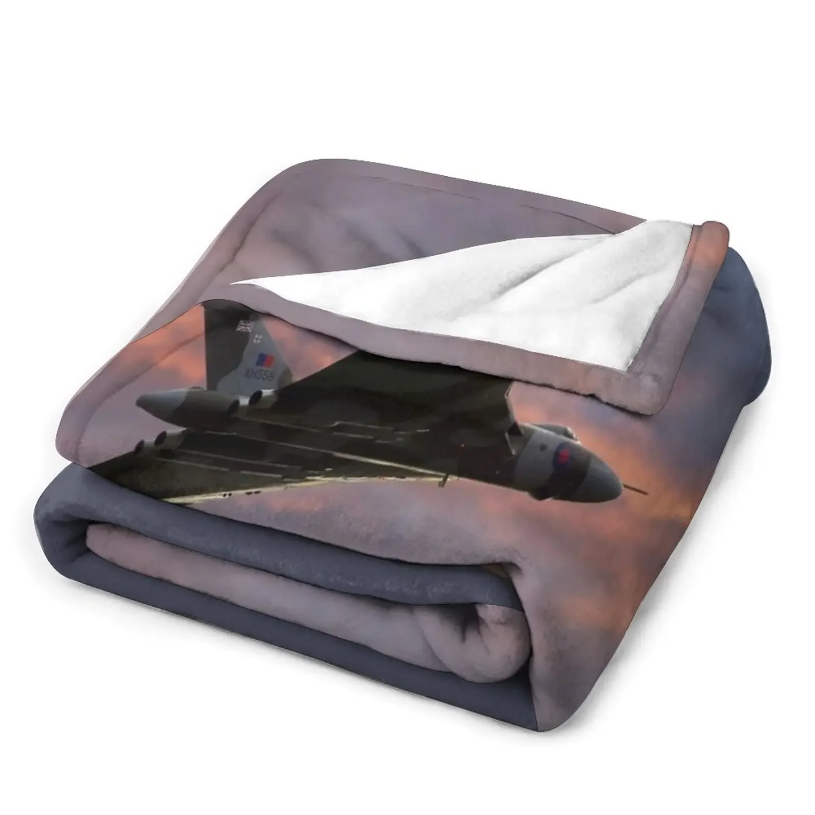 Одеяло Avro Vulcan Bomber XH558 меховые декоративные фланелевые персонализированные