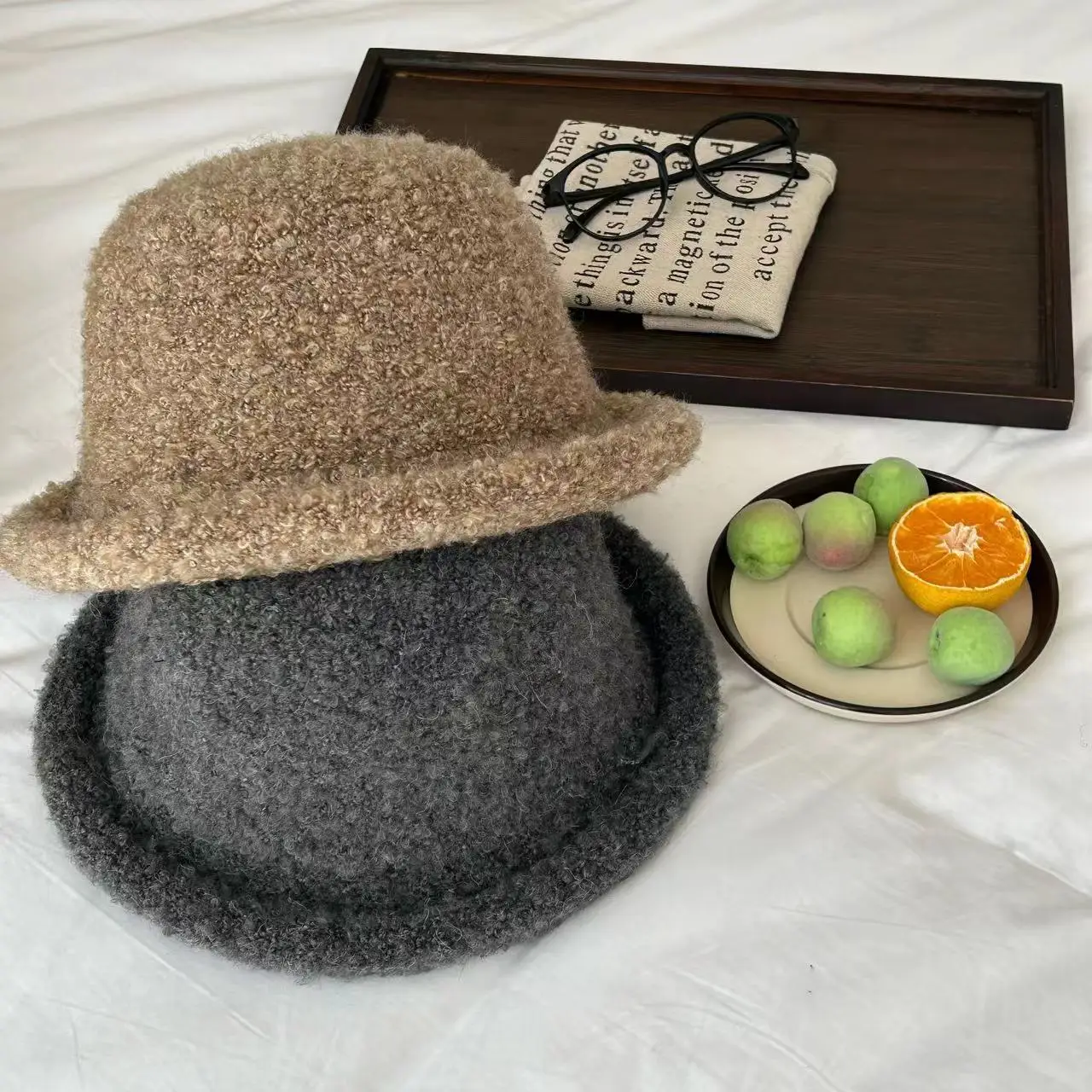 Ouqi осенне-зимняя шапка для раковины купол завивка флис большая окружность головы