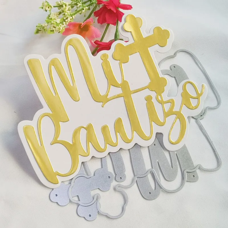 

Испанский крест металлические штампы Трафарет Шаблон для «сделай сам» Скрапбукинг тиснение бумага поздравительная открытка Декор альбома...