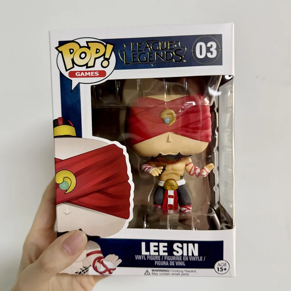 Фото Новые поступления Игры Funkos ARCANE Leagues Legends Ashe # 02 Ли Сина # Браум 03 # 04-Треш # 07 Виниловые фигурки поп-игрушки №3