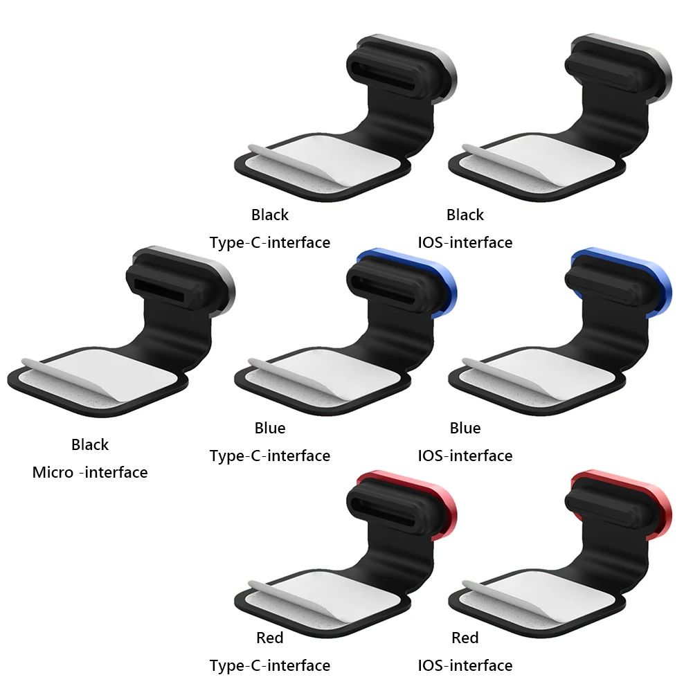 

Anti Dust Phone Charger Dock Plug Stopper Cap Cover for iPhone/Micro/Type-C Mobile Phone Dustproof