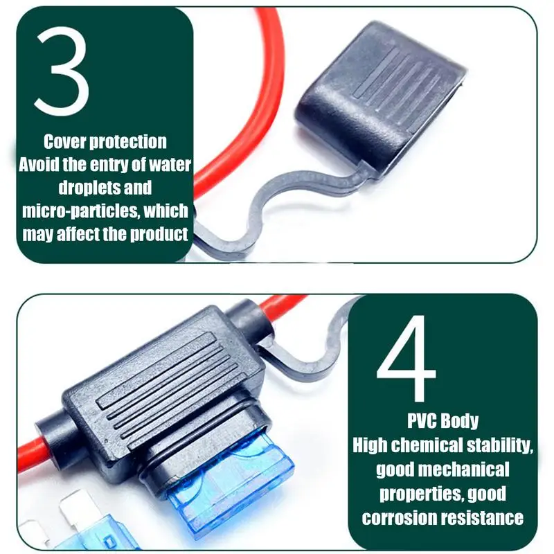 Автомобильный держатель предохранителя 5X держатели предохранителей для