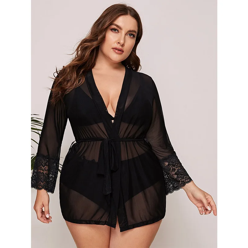 

Модная одежда, сексуальная сетчатая прозрачная страстная одежда, женский сексуальный раздражающий халат, женский халат