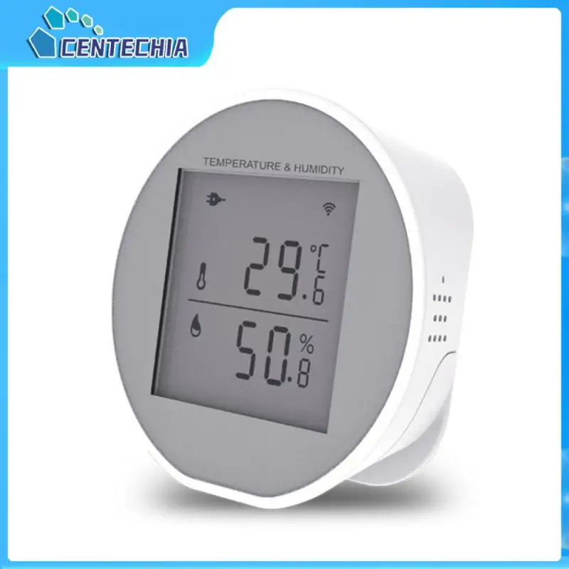 

Tuya Smart Temperature Sensor Humidity Sensor For Air Conditioner With Temperature And Humidity Indoor Hygrometer Smart Home Lcd