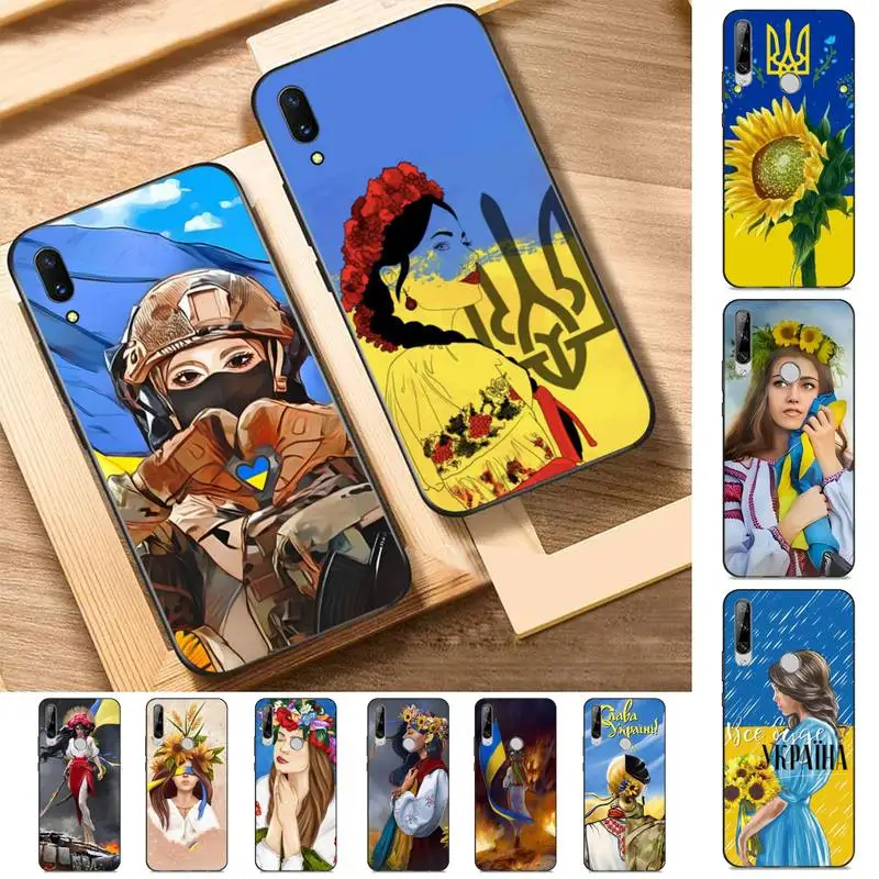 

Ukraine Girl Phone Case for Huawei Y 6 9 7 5 8s prime 2019 2018 enjoy 7 plus