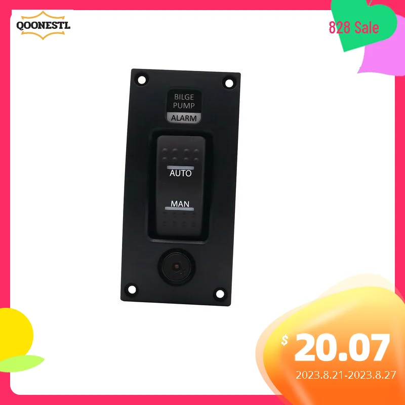 

12V-24V Low Pressure Protective Waterproof Ship Durable Switch Panel Buzzer Bilge Pump Deck Cleaning 85db Professional Part