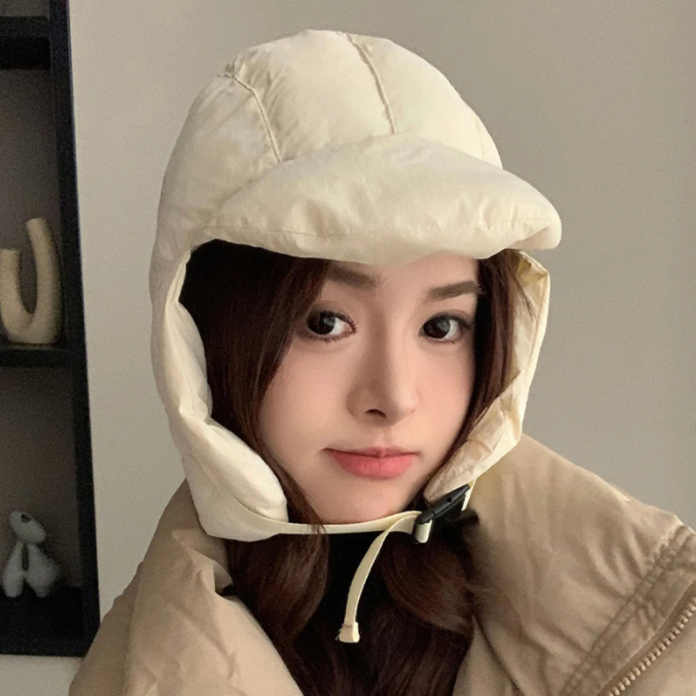 HT4493 Новая русская кепка ярких цветов женская зимняя шапка толстая теплая снежная