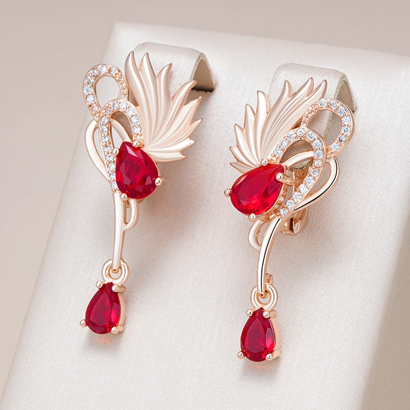 Женские серьги-подвески Kinel