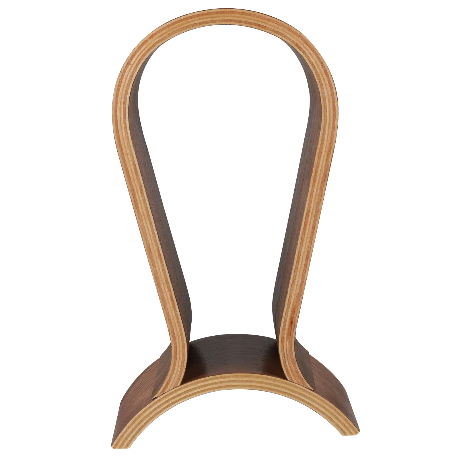 

U-type Headset Bracket Desktop Wooden Headphone Stand Headset Display Rack