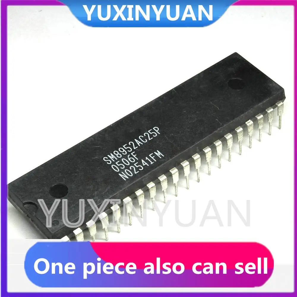 

1 шт. SM8952AC25P SM8952 DIP 8-битный контроллер со встроенной вспышкой 4/8KB