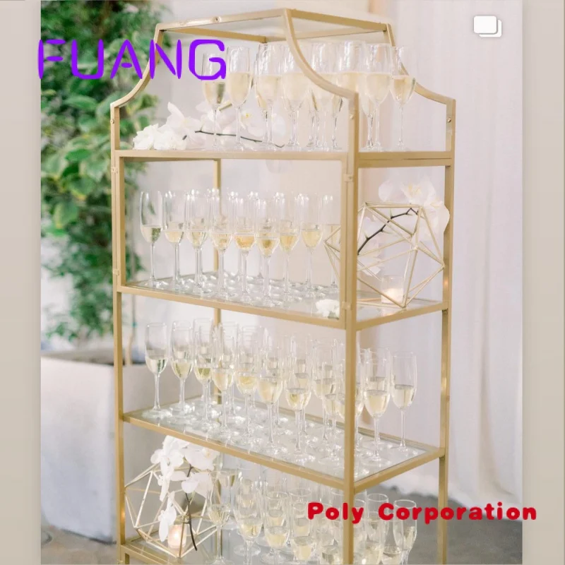 Party Supplies Decorations Even Wedding Backdrop Champagne Wall Display Stand