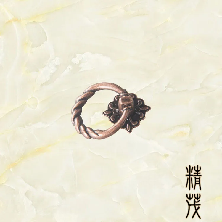 Jingmao-061 современная простая красная бронза с одним отверстием круглая ручка для